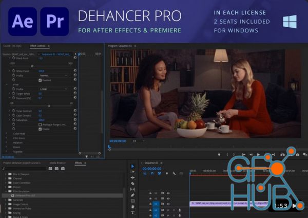 Dehancer Film v1.1.0 for Premiere Pro & After Effects Win x64