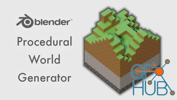 Skillshare – Blender 3D: Create a Procedural Minecraft World From Scratch
