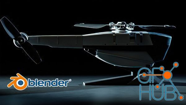 Udemy – Blender: Learn How To Create The Military Black Hornet Drone