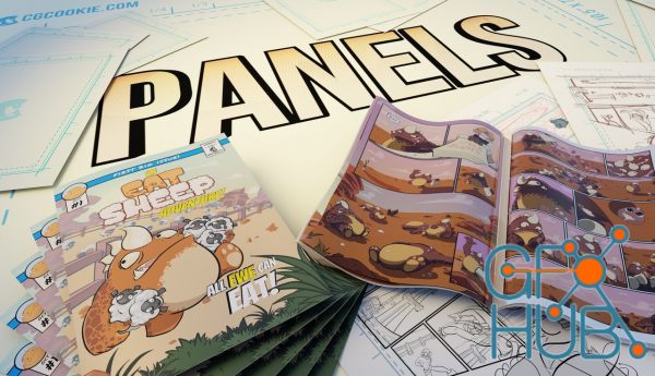 CGCookie – PANELS: Create a Comic Book with Grease Pencil in Blender