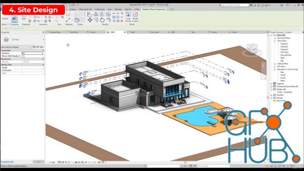 Udemy – Architectural Design, documentation and rendering with Revit