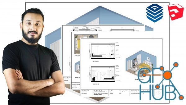 Skillshare – Create Interior Drawings Masterclass with Layout for Sketchup