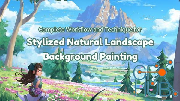 Wingfox – Stylized Natural Landscape Background Painting