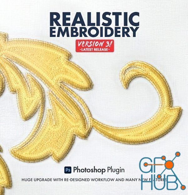 Realistic Embroidery v3.0 for Adobe Photoshop Win