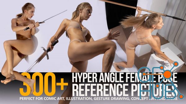 ArtStation – 300+ Hyper Angle Female Pose Reference Pictures