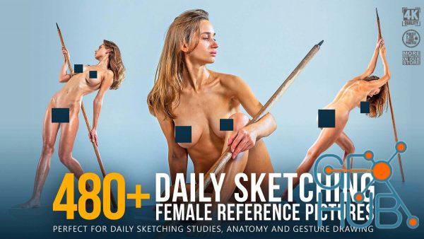 ArtStation – 480+ Daily Sketching Female Reference Pictures
