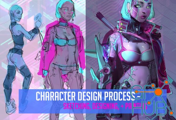 Gumroad – CyberPunk Design Process