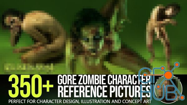 ArtStation – 350+ Gore Zombie Character Reference Pictures