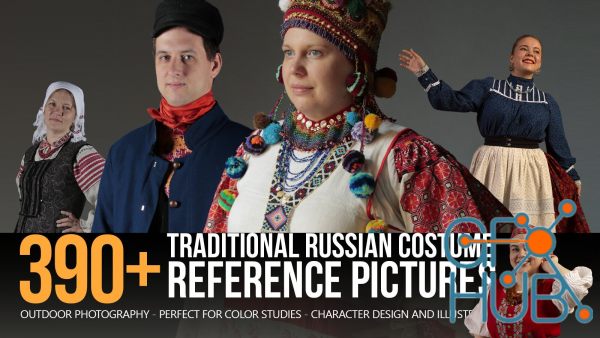ArtStation – 390 + Traditional Russian Costume Reference Pictures