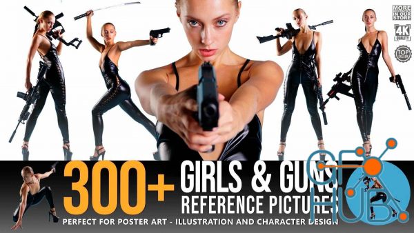 ArtStation – 300+ Girls & Guns Reference Pictures