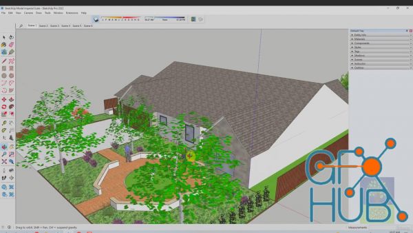 Udemy – SketchUp Pro For Garden Design
