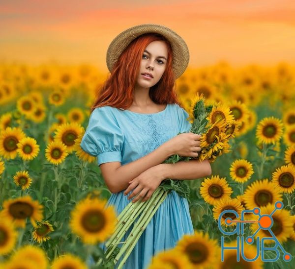 Lilia Alvarado Photography – The Girl With Sunflowers Editing Tutorial