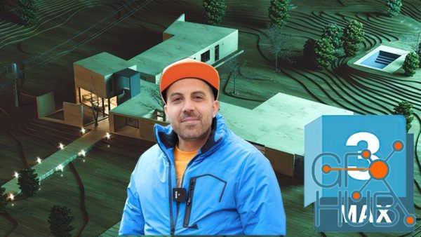 Udemy – 3Dsmax – Beginner To Advanced – Villa And Landscape