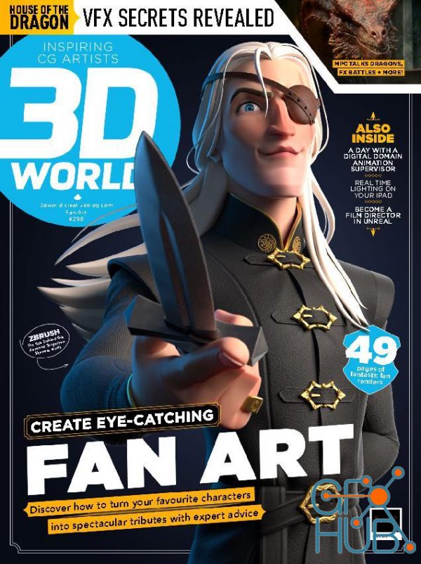 3D World UK – Issue 296, 2023 (True PDF)