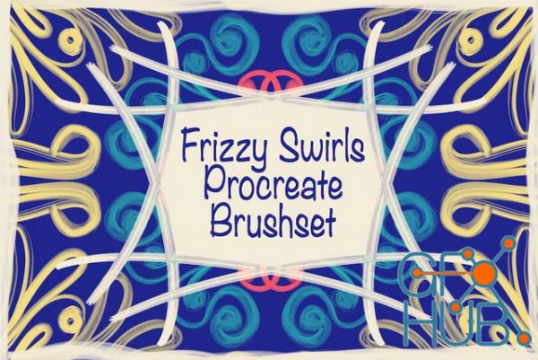 Envato – Frizzy Swirls Procreate Brushes