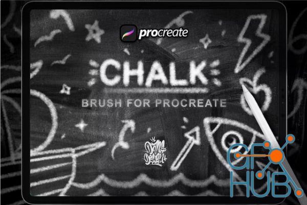 Envato – Chalk Brush Procreate