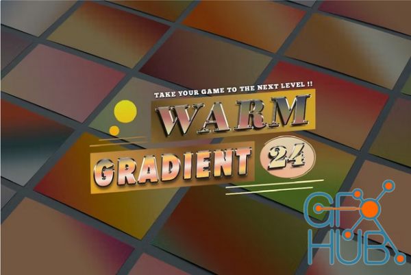 Envato – 24 Warm Gradients Photoshop