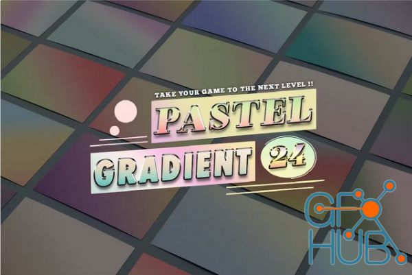 Envato – 24 Pastel Gradients Photoshop