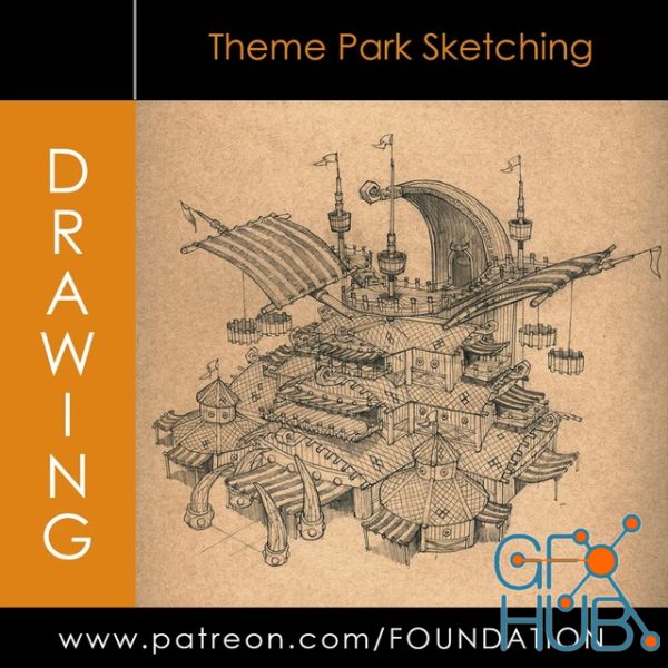 Gumroad – Foundation Patreon – Dynamic Sketching: Theme Parks