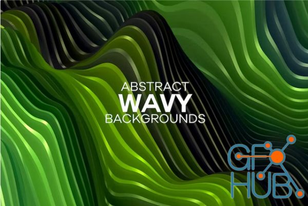 Abstract Wavy Backgrounds