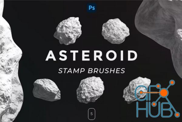 Asteroid Stamp Brushes