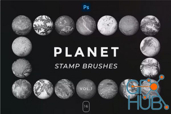 Planet Stamp Brushes Vol.1