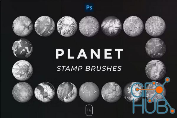 Planet Stamp Brushes Vol.2