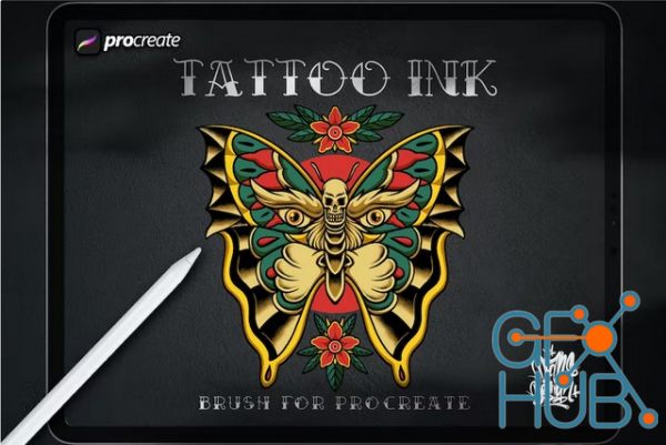 Dansdesign Tattoo Ink Brush Procreate