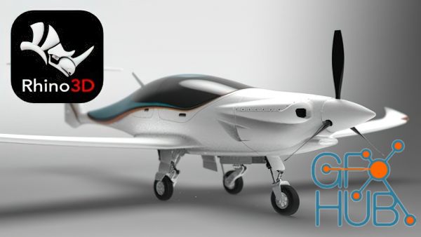 Udemy – Rhino3D Aircraft Nurbs Professional 3D Modeling Course