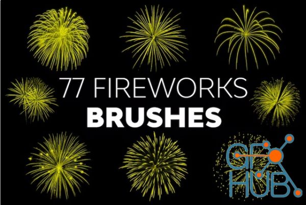 Envato – 77 Fireworks Brushes
