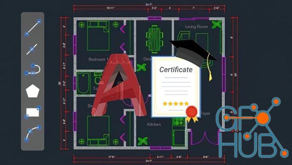 Udemy – Autocad – Learn How To Create A 2D Floor Plan