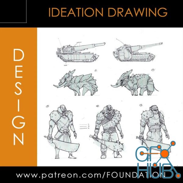 Gumroad – Foundation Patreon – Ideation Drawing