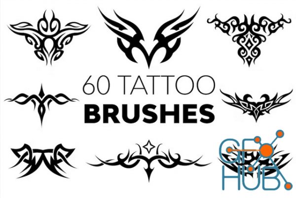 60 Tattoo Brushes
