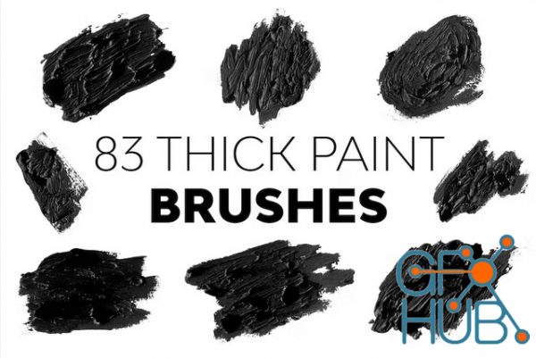 83 Thick Paint Brushes