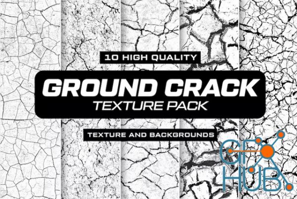 Envato – 10 Ground Crack Texture Pack