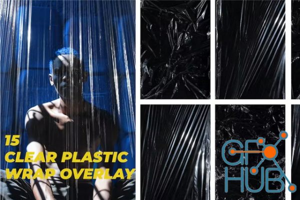 15 Clear Plastic Wrap Overlay Texture