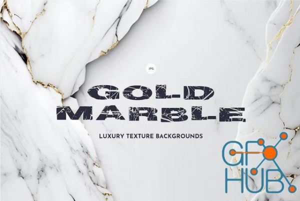 White and Gold Marble Texture Backgrounds