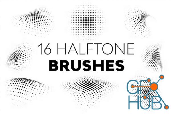 16 Halftone Brushes