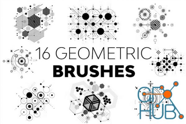 16 Geometric Brushes