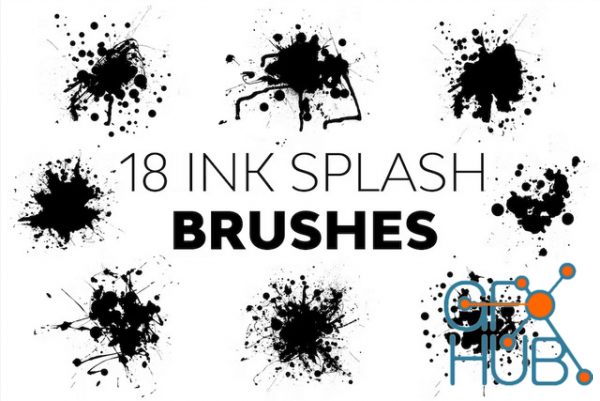 18 Ink Splash Brushes